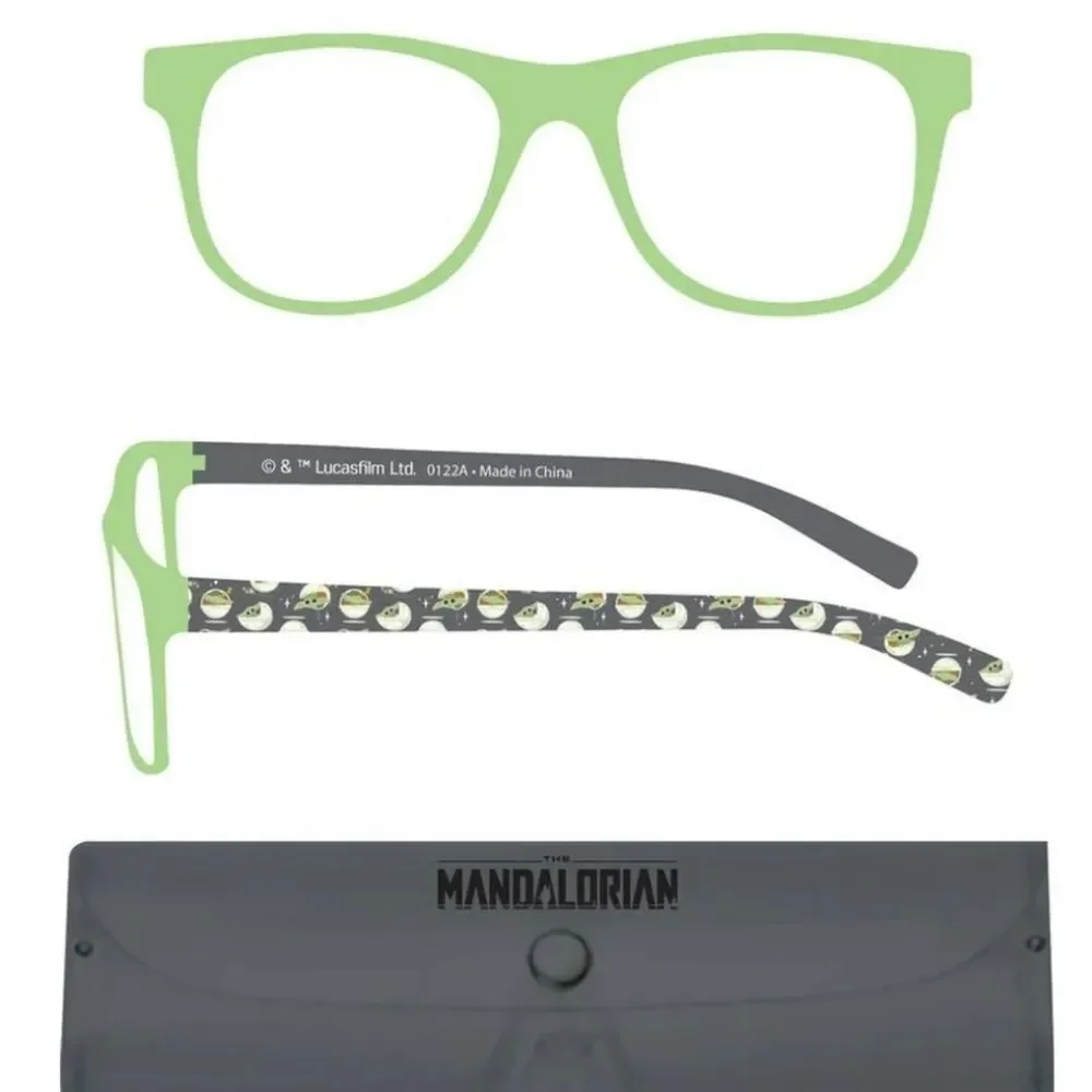 Best‎ Brands Star Wars Mandalorain Blue Light Glasses & Case
